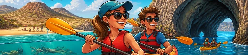 Travesía guiada en kayak por Gran Canaria