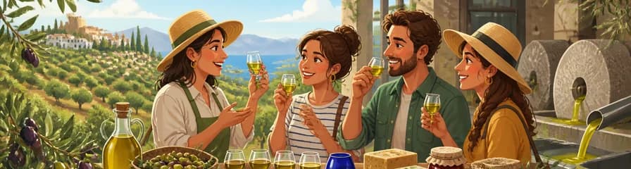 Experimenta un recorrido y degustación de aceite de oliva en Málaga