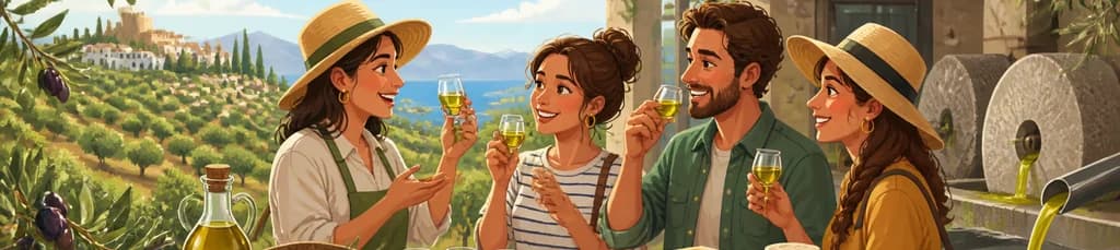 Experimenta un recorrido y degustación de aceite de oliva en Málaga