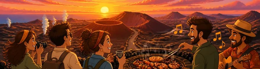 Aventura volcánica de medio día en Lanzarote con barbacoa