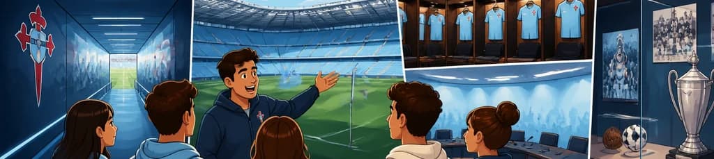 Recorrido por el Estadio Abanca Balaídos del Celta