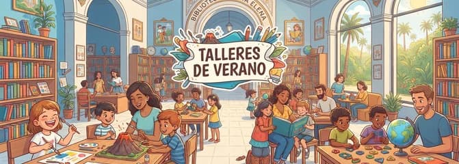 Participa en el taller de verano en la Biblioteca Infanta Elena