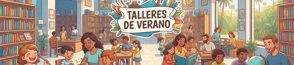 Participa en el taller de verano en la Biblioteca Infanta Elena