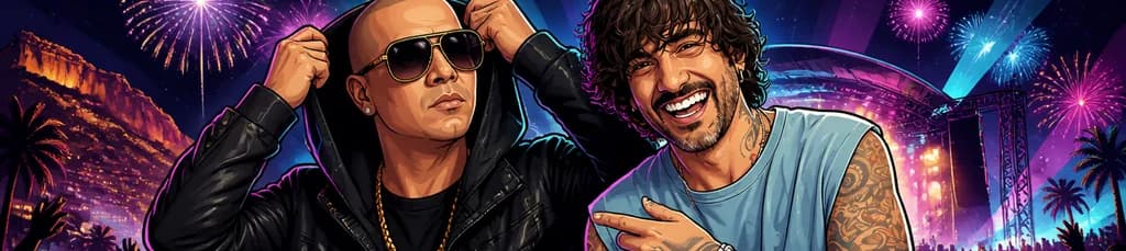 Wisin y Melendi juntos en Starlite Occident 2026