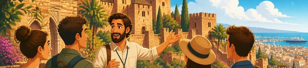 Tour privado guiado sin esperas por la Alcazaba de Málaga