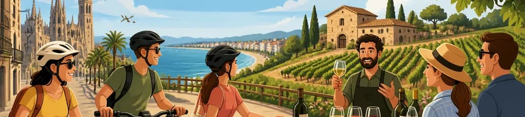Descubre Alella D.O. en eBike: Recorrido vinícola con cata desde Barcelona