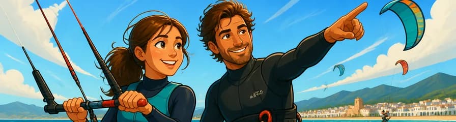 Sesiones privadas de kitesurf de dos horas