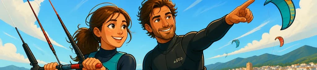Sesiones privadas de kitesurf de dos horas