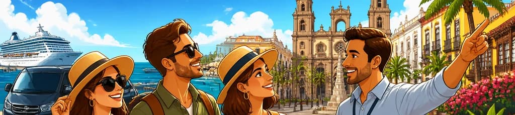 Excursión costera privada de día completo por Las Palmas, saliendo desde el puerto de Gran Canaria