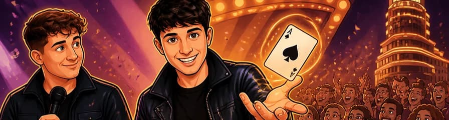 David Roy presenta su espectáculo de magia y comedia, Stand Up Magic