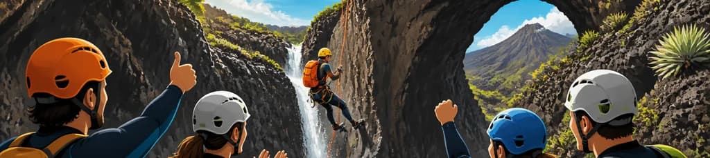 Descenso de barrancos en Los Arcos