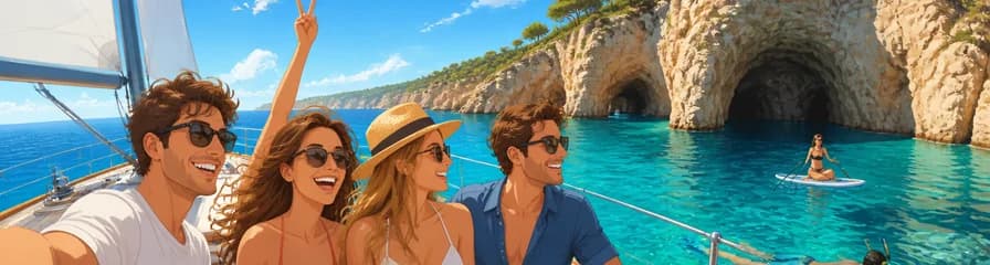 Travesía en velero por Porto Cristo, Mallorca