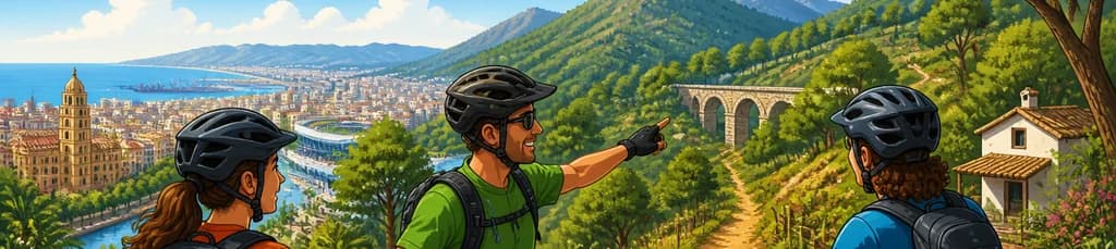 Recorrido guiado en bicicleta de montaña eléctrica por el Parque Natural Montes de Málaga