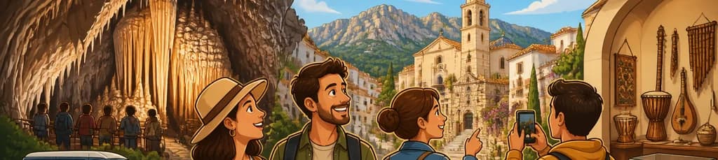 Excursión a la Cueva Jurásica y al Pueblo de Busot: Tour desde Alicante y Santa Pola