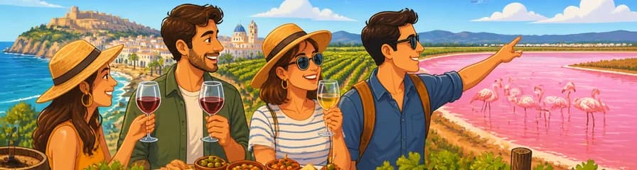 Recorrido por la costa alicantina: vinos, tapas y la laguna rosa