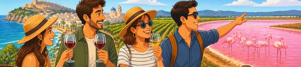 Recorrido por la costa alicantina: vinos, tapas y la laguna rosa