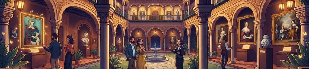 Recorrido nocturno por la Casa de los Pinelo: sede de la Real Academia de Bellas Artes