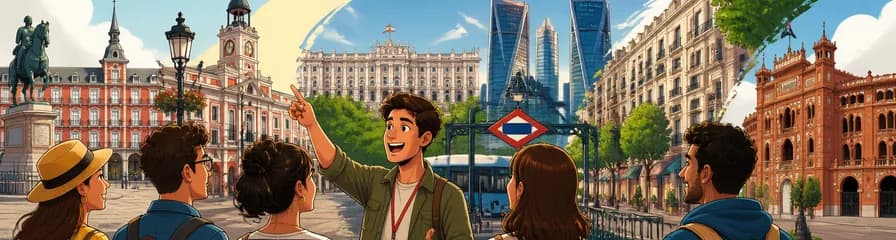 Exploración guiada de los cuatro distritos más emblemáticos de Madrid