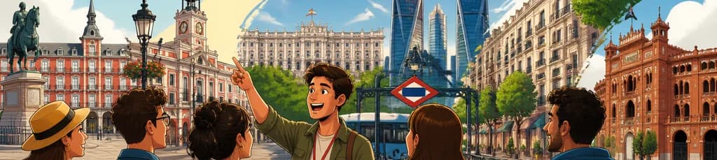 Exploración guiada de los cuatro distritos más emblemáticos de Madrid