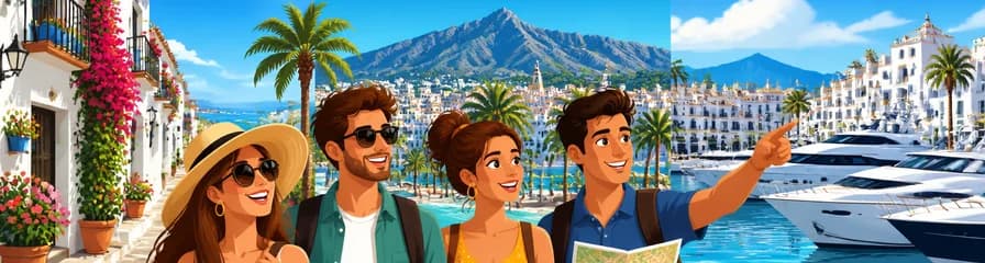 Viaje de un día para explorar Mijas, Marbella y Banús, con salida desde la Costa del Sol