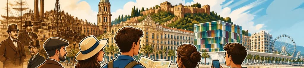 Recorrido autoguiado por la Málaga moderna: doscientos años de tragedias y triunfos