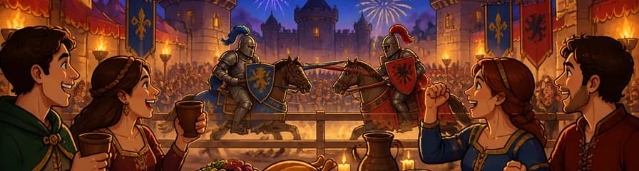 Vive un banquete medieval y un torneo con transporte incluido