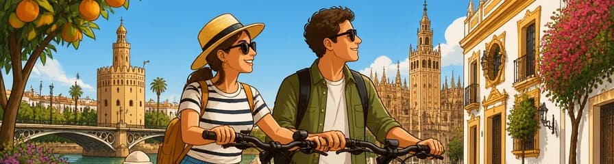 Aventura autoguiada de medio día: Recorrido en bicicleta eléctrica por Sevilla