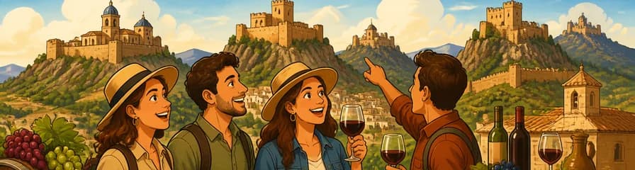 Exploración guiada de los Castillos del Vinalopó con Degustación de Vino
