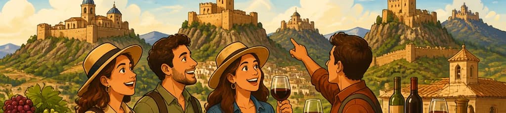 Exploración guiada de los Castillos del Vinalopó con Degustación de Vino