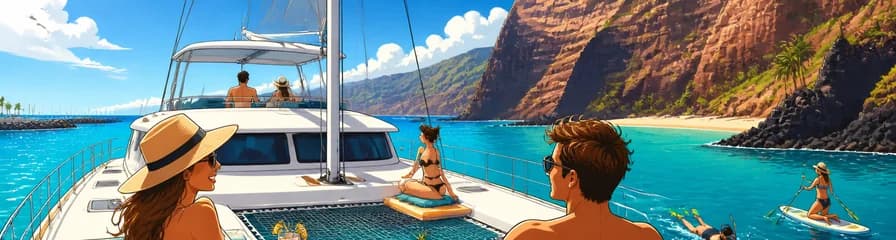 Travesía en catamarán privado de 4 horas, partiendo del puerto deportivo de San Miguel