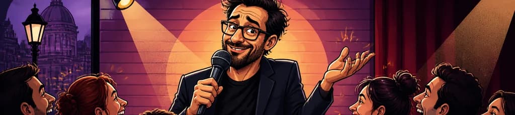 Paco Páez presenta su espectáculo de comedia "Distopía y Astigmatismo" en Huertas
