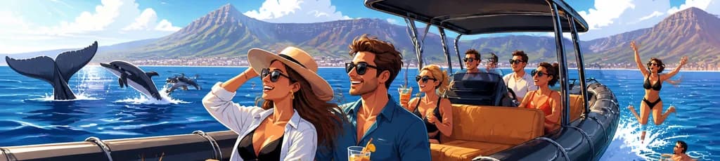 Crucero de lujo de tres horas a bordo del barco neumático rígido más grande del mundo, con almuerzo y bebidas