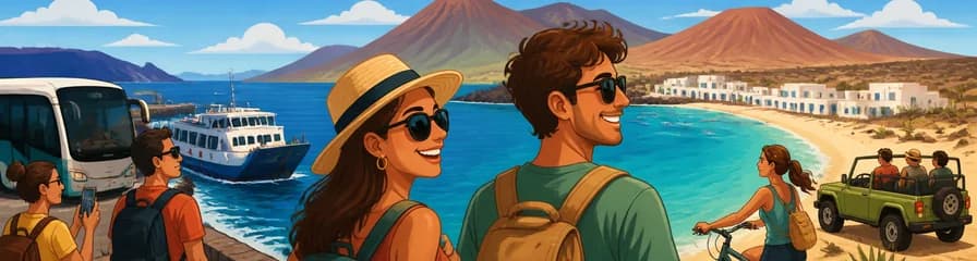Viaje de un día a La Graciosa partiendo de Lanzarote
