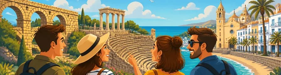 Excursión privada de jornada completa a Tarragona y Sitges