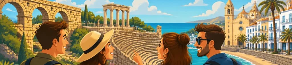 Excursión privada de jornada completa a Tarragona y Sitges