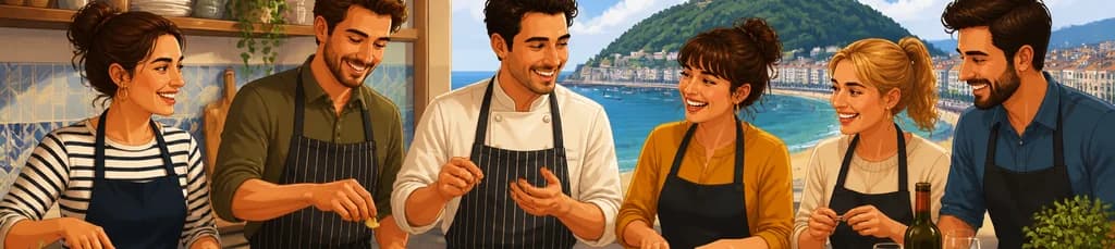 Aprende a cocinar la gastronomía local en San Sebastián