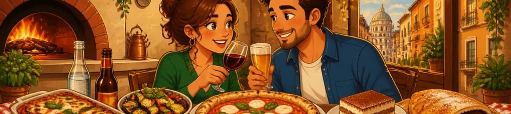 Una experiencia gastronómica italiana completa para dos en Pizzart, Madrid