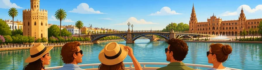 Disfruta de una hora de crucero por el río Guadalquivir en Sevilla