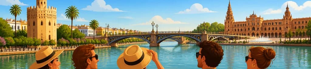 Disfruta de una hora de crucero por el río Guadalquivir en Sevilla