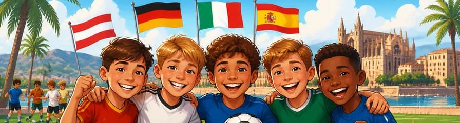 Vivencia futbolística inolvidable en los campamentos internacionales de Mallorca