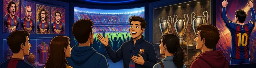 Recorrido exclusivo y privado con guía por el Museo del Camp Nou en Barcelona