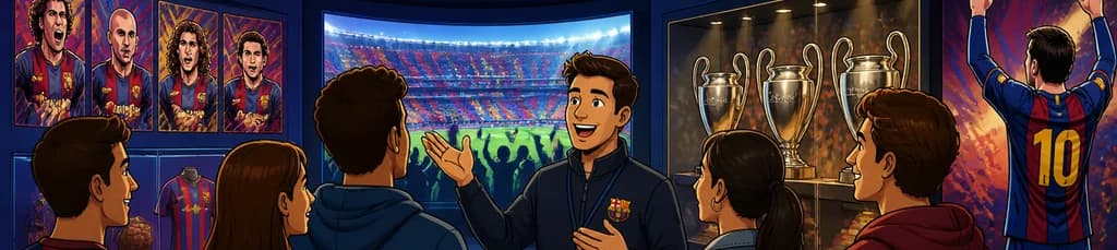 Recorrido exclusivo y privado con guía por el Museo del Camp Nou en Barcelona