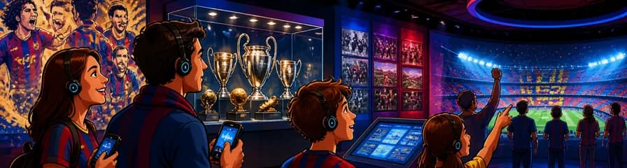 Acceso al Museo Inmersivo del Camp Nou en Barcelona con Audioguía
