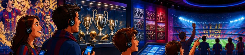 Acceso al Museo Inmersivo del Camp Nou en Barcelona con Audioguía