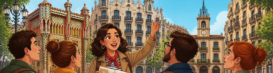 Recorrido guiado por el célebre Passeig de Gràcia