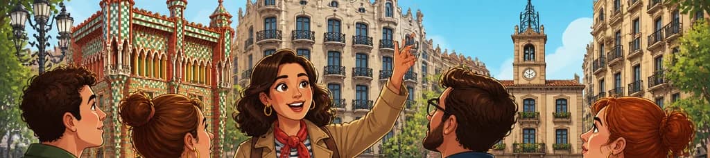 Recorrido guiado por el célebre Passeig de Gràcia