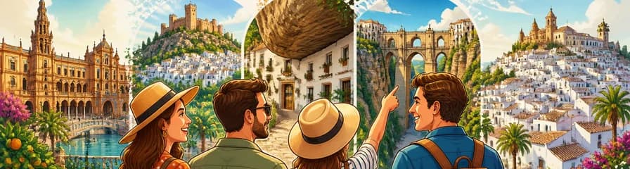 Paquete privado de 3 días: Sevilla y los pintorescos pueblos blancos