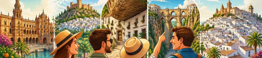 Paquete privado de 3 días: Sevilla y los pintorescos pueblos blancos