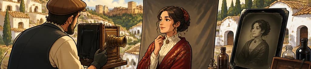 Retrato con técnica histórica: experimenta la fotografía de placa húmeda en el Sacromonte