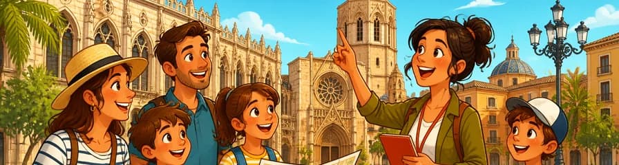 Recorrido familiar guiado por Valencia en italiano